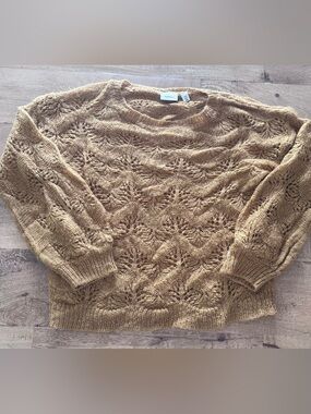 Name it kids long sleeved knitted pullover sweater sz 7-8 years pointelle
